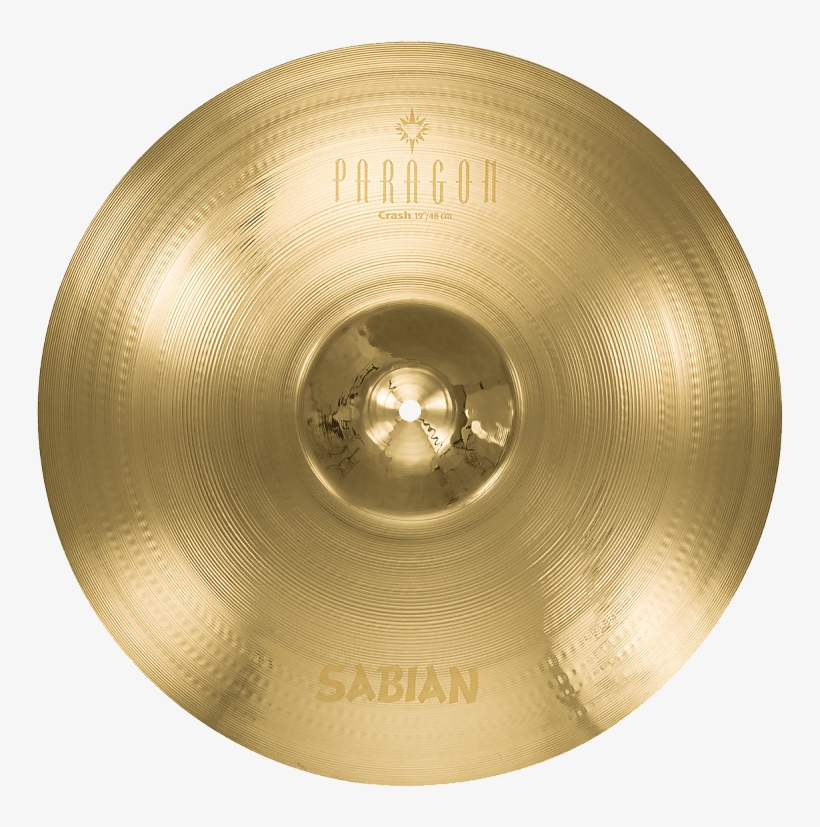 Sabian 19" Paragon Crash Brilliant Finish - Cymbal, transparent png