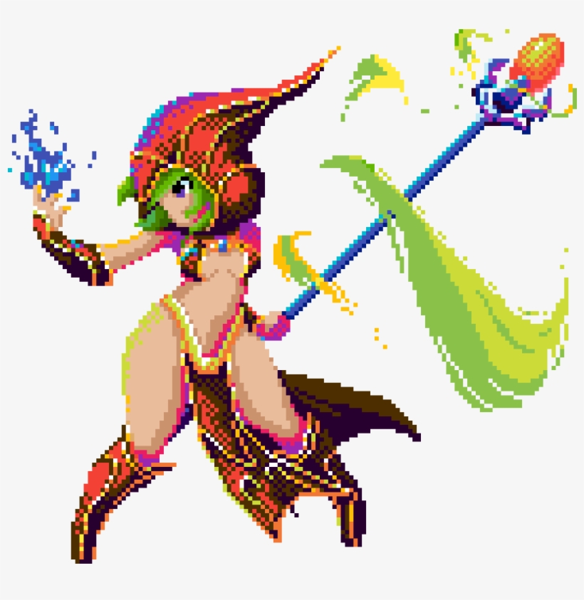 Female Mage - Illustration, transparent png