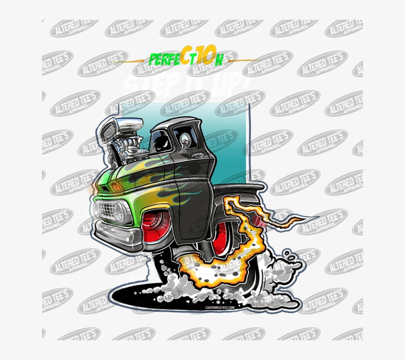 62 Chevy Truck - Cartoon, transparent png