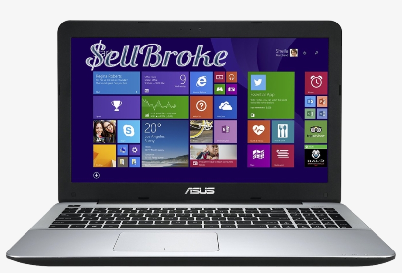 Asus Laptop X555la Display - Asus Laptop F555l, transparent png