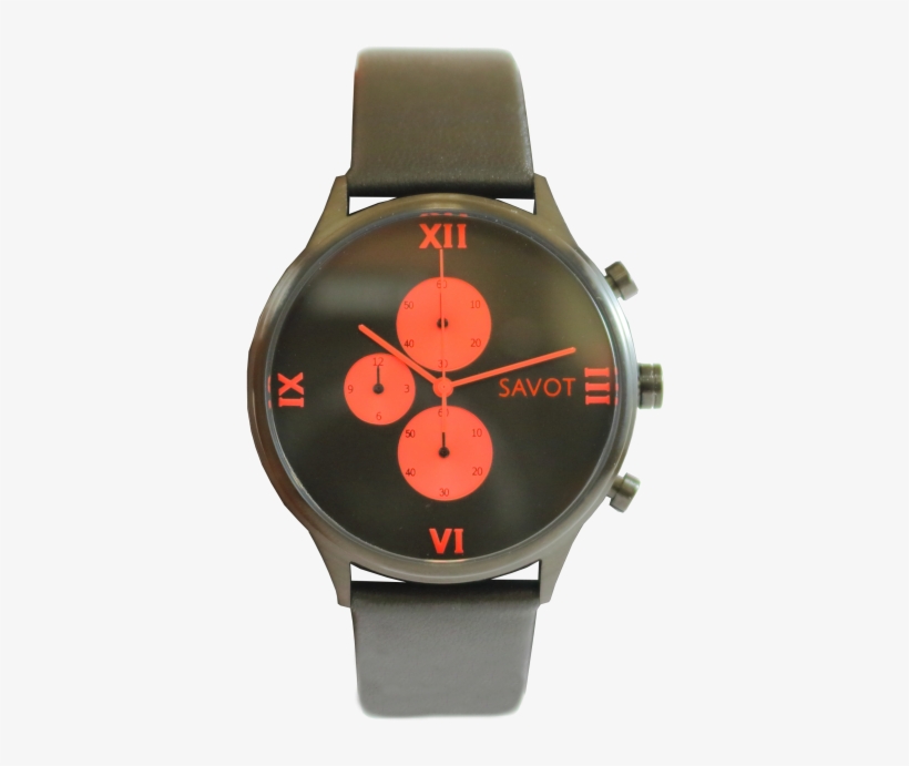 The Red & Black Model From Our Savot Regal Collection - Analog Watch, transparent png