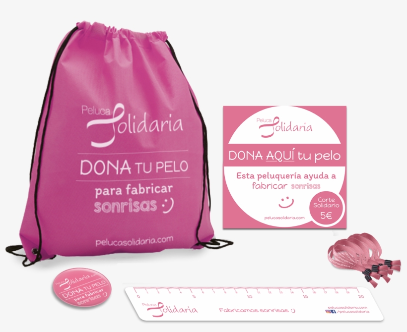 Mochila Solidaria - Mochilas Rosa De Cuerdas, transparent png