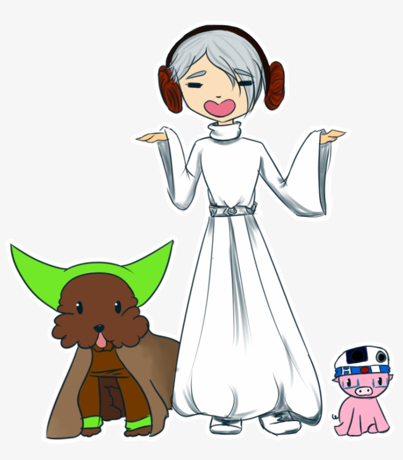 Star Wars Victor Nikiforov Pigsuky Yuuri Makacchin - Cartoon, transparent png