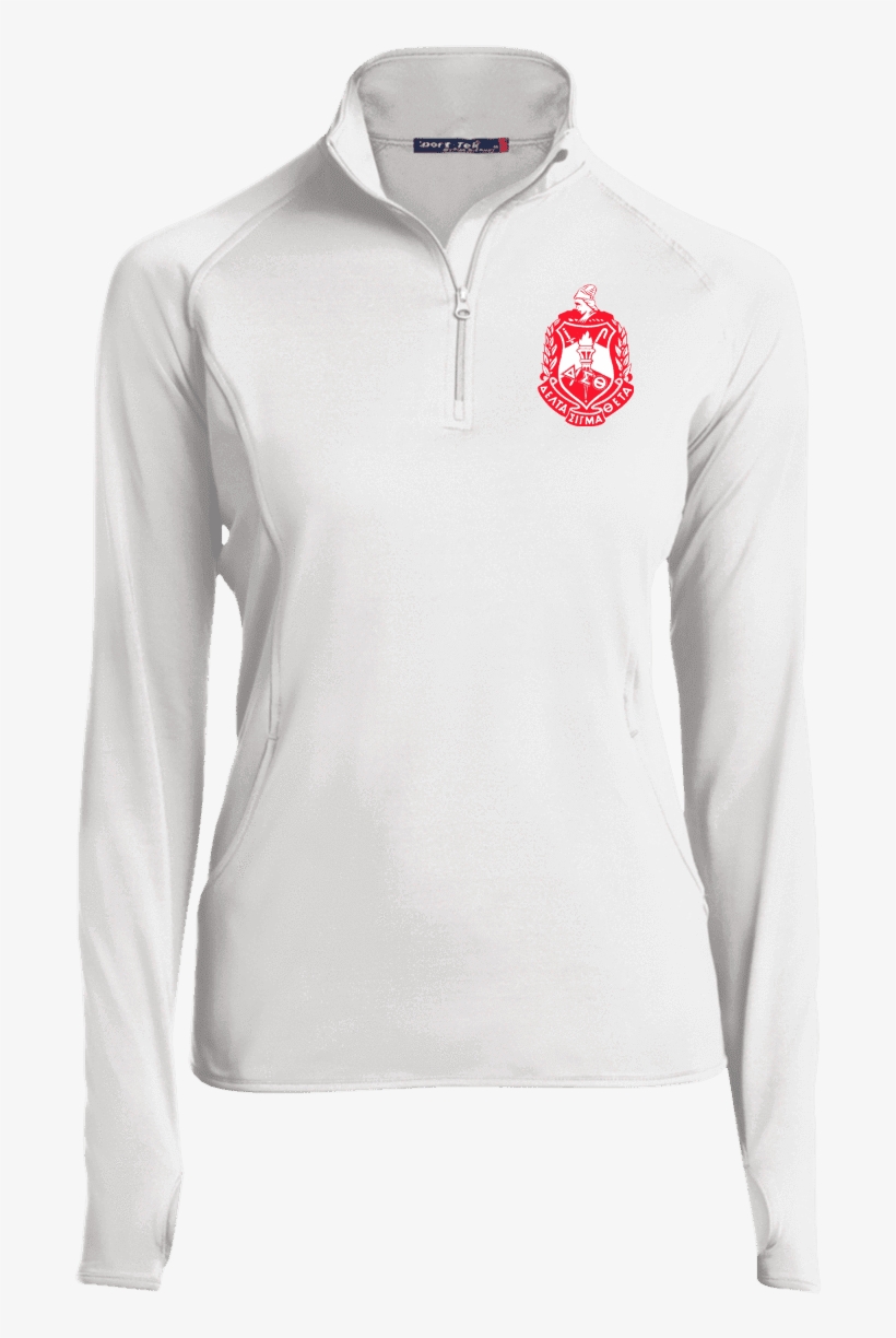 Delta Sigma Theta 1 2 Zip Performance Pullover Unique - Delta Sigma Theta, transparent png