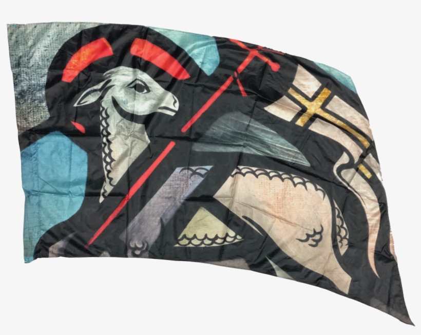 49 Lamb/stained Glass Flags Printed Poly China Very - Goat, transparent png