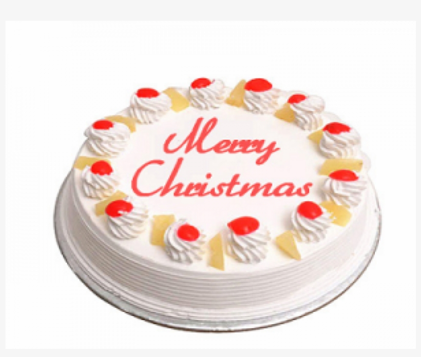 Merry Christmas Cake - Pineapple Cake 1kg Price, transparent png