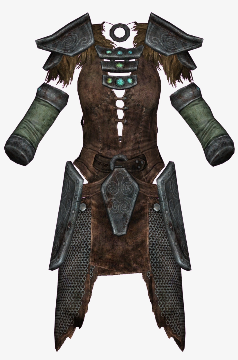 Skyrim Character Png - Ancient Nord Armor Female, transparent png