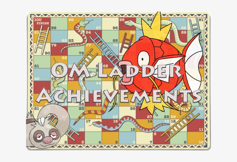 Om Ladder Achievements Kektus - Recruiting Snakes And Ladders, transparent png