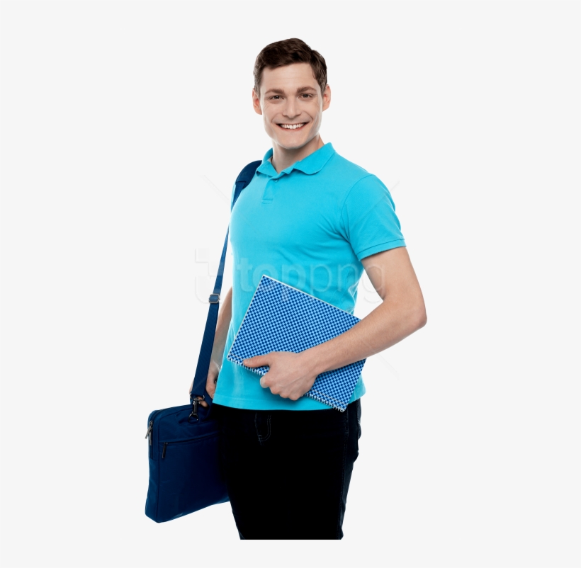 Free Png Man Teacher Png Images Transparent - Man Holding Laptop Bag, transparent png