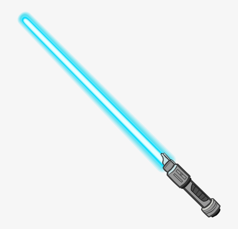 Star Wars Sword Png - Sable De Luz Azul Png, transparent png