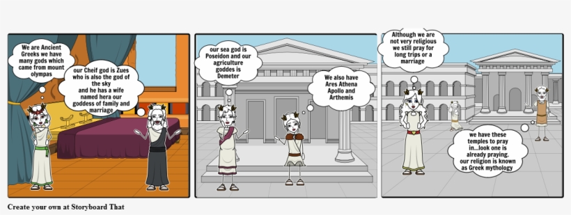 Greek Gods - Cartoon, transparent png