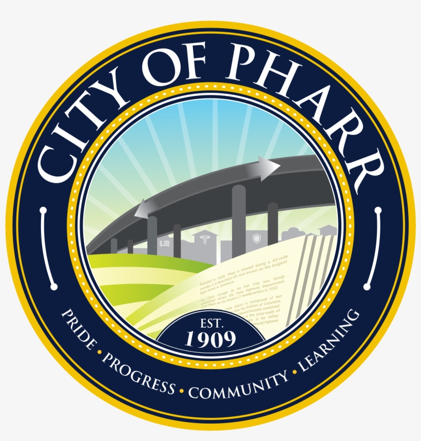 City Of Pharr Logo, transparent png