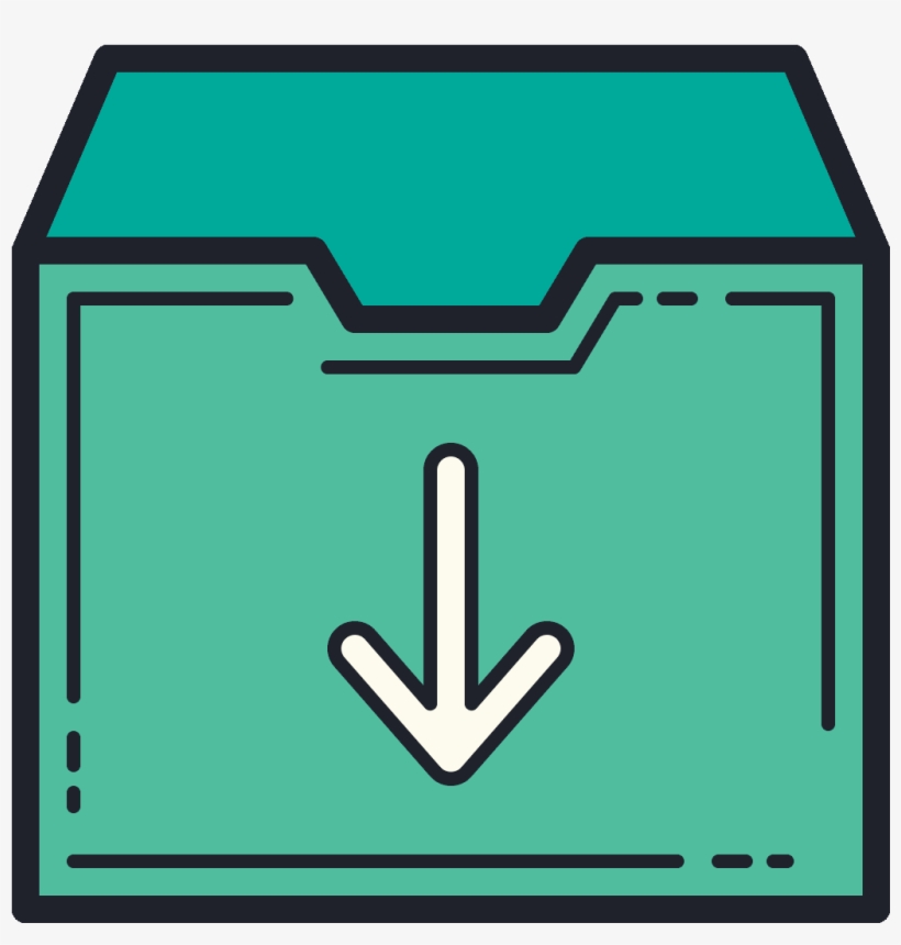 Downloads Icon, transparent png