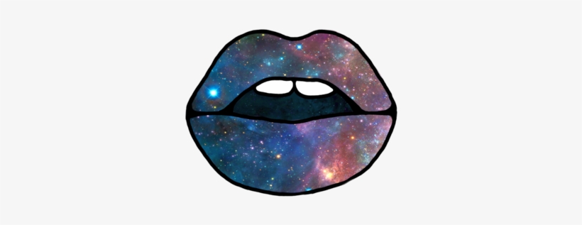 Galaxy Lips By Introvertedllamataco On Deviantart Clip - Lips Galaxy, transparent png