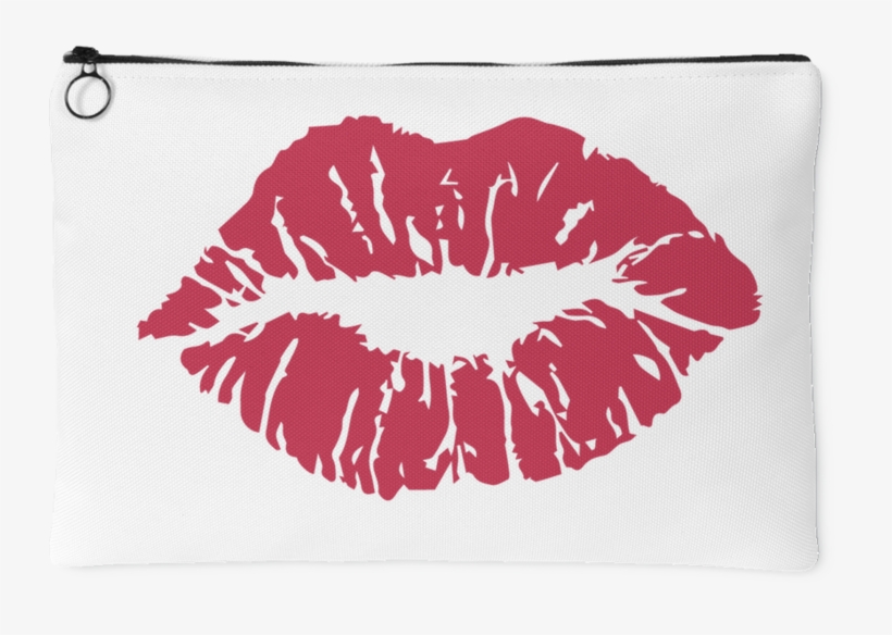 Lipstick Kiss Print Lips Travel Makeup Accessory Cosmetic - Lips T Shirt, transparent png
