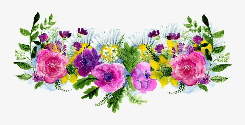 Flower, Decoration, Watercolor, Frame - Flower, transparent png