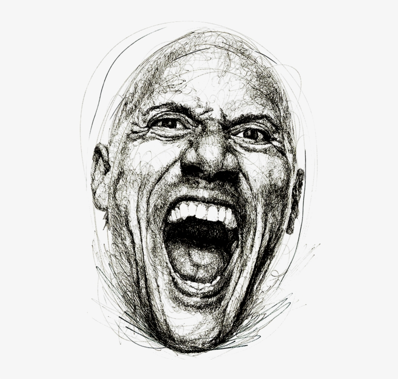 Bleed Area May Not Be Visible - Dwayne Johnson Drawing Head, transparent png