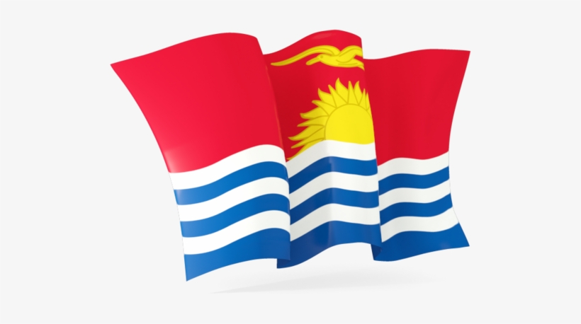 Glossy Round Graphics Wallpaper Flag Of Kiribati - Kiribati Flag Waving Png, transparent png