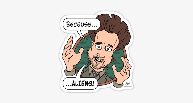 Building A Necron Empire Of Gold -episode - Ancient Aliens Guy T-shirt, transparent png