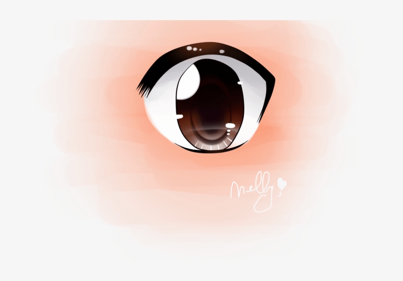 Brown Anime Eye By Clanklover2107 On Deviantart - Anime, transparent png
