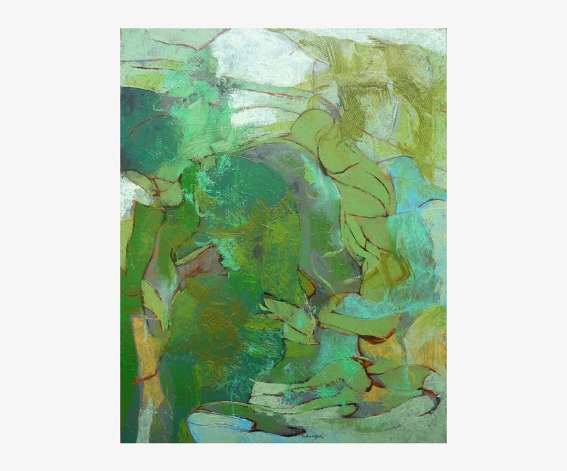 The Green Leaves Of Summer I - Painting, transparent png