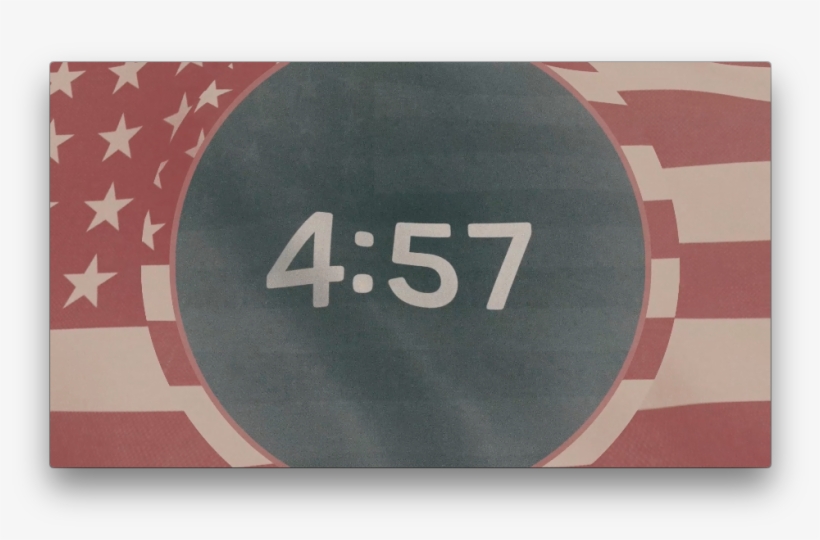 Vintage Waving American Flag Countdown - Service Pack, transparent png