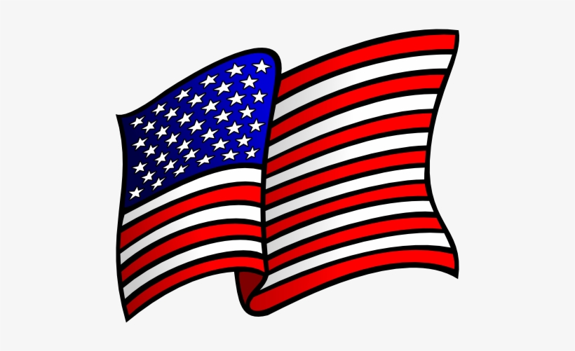 Waving American Flag Clip Art - American Flag Clip Art Png, transparent png