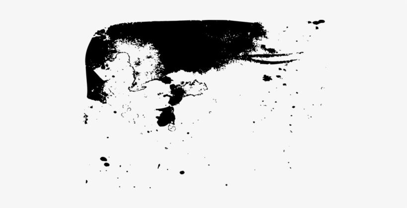 Black And White Microsoft Paint Computer Icons Ink - Black Smear Png, transparent png