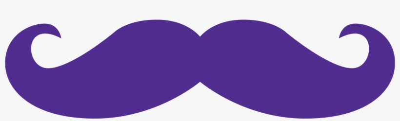 Moustache Violet Purple Lilac Necktie - Transparent Purple Moustache, transparent png