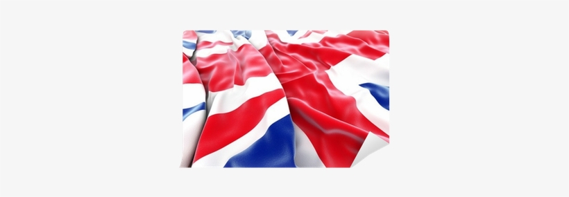 British Flag - 3d Render Aluminum License Plate, transparent png
