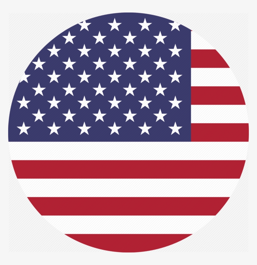 Usa Flag - Us Flag Icon Flat, transparent png