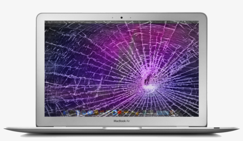 Macbook Air Screen Replacement - Macbook Air Smashed Screen, transparent png
