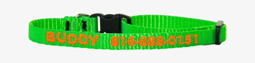 Three Eighths Inch Personalized Dog Collar - Dog Collar, transparent png