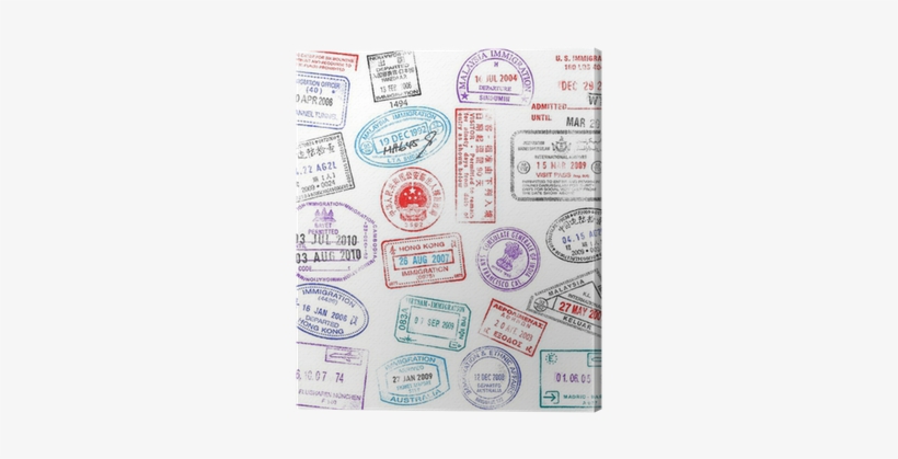 Passport Stamps Png Download - Passport Stamps, transparent png