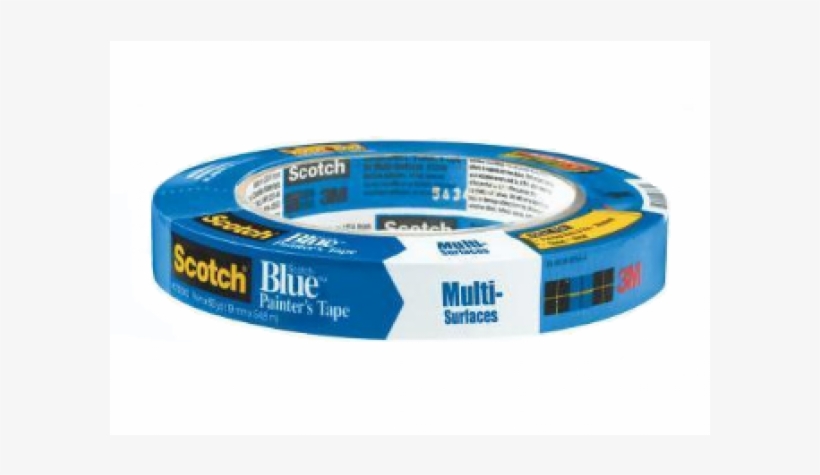 Scotch Blue Painters Tape, - Masking Tape Blue Scotch 1, transparent png