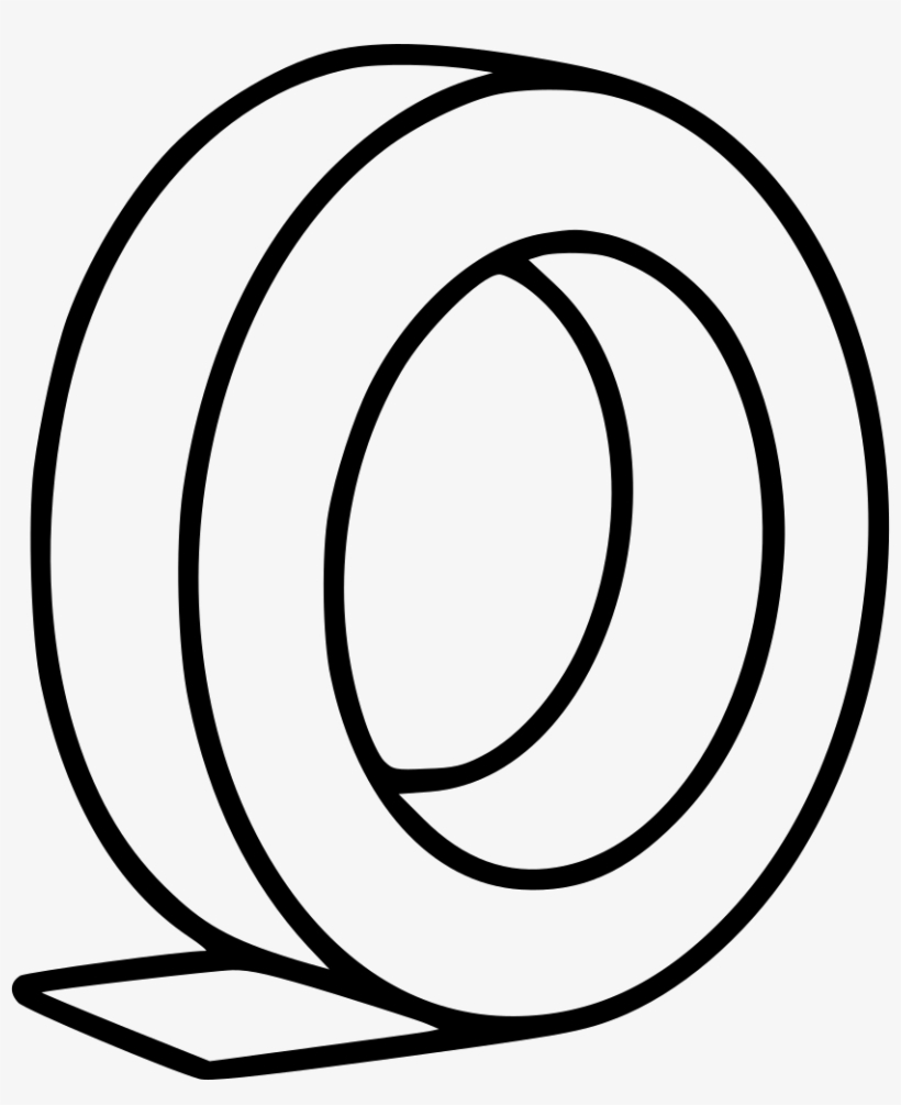 Roll Adhesive Tape Fix Repair Household Scotch Comments - Vector Icon Tape, transparent png