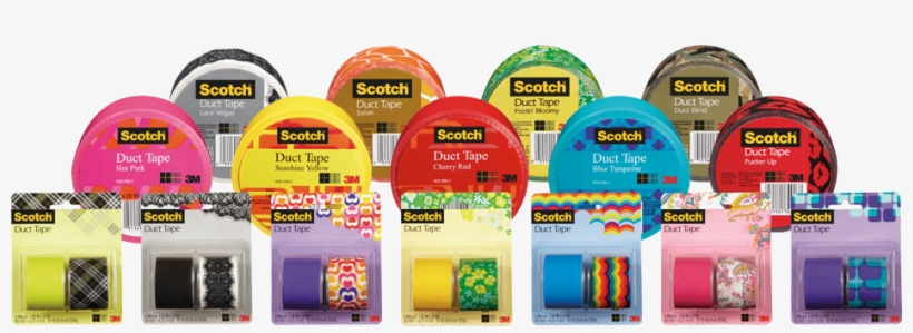 Just Won A Pack Of Designer Scotch Duct Tape - Scotch Expressions Tape, Purple, Removable, 3/4" X, transparent png