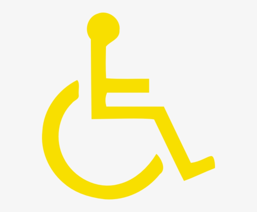 Light Yellow Handicapped Symbol Clipart Png For Web, transparent png
