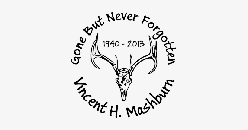 Deer Skull Designer Series - Decal, transparent png