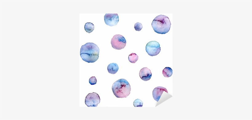 Aquarelle Circles In Pastel Colors - Watercolor Painting, transparent png