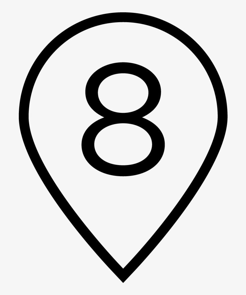 Mile Marker 8 Black Transparent - Business, transparent png