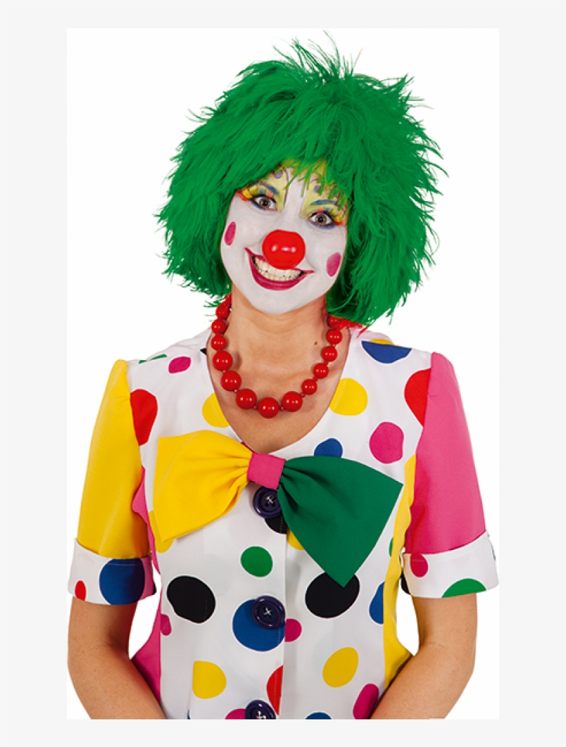 Perücke Clown - Grün - Wig Clown Blue, transparent png