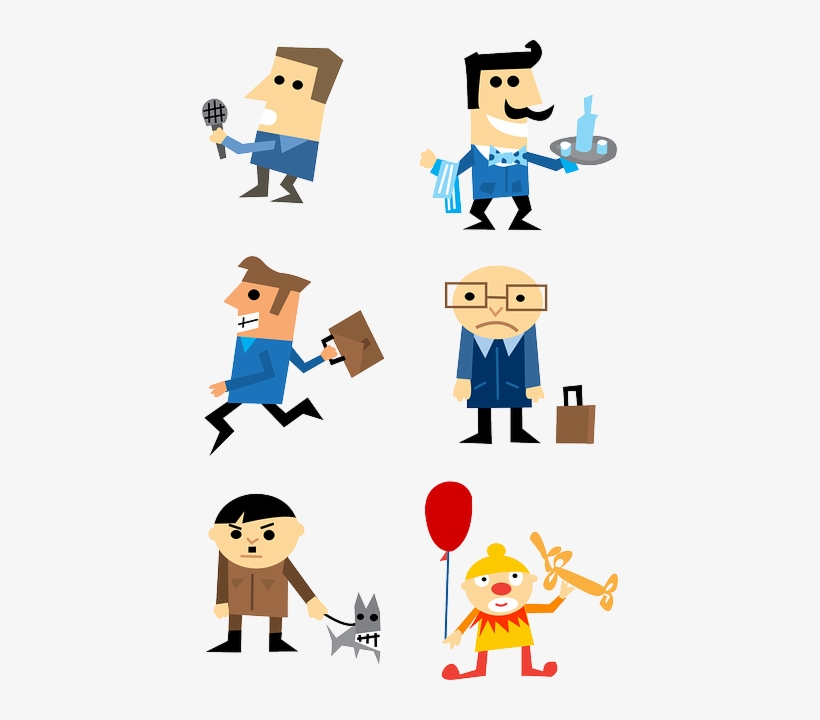 Businessman, Characters, Clown, Depressed, Happy - Short History On Adolf Hitler [book], transparent png