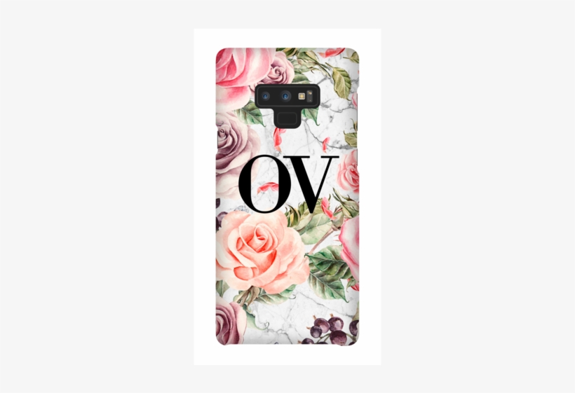 Personalised Watercolor Floral Initials Samsung Galaxy - Gypsi's Rhinestone Hair Comb, transparent png