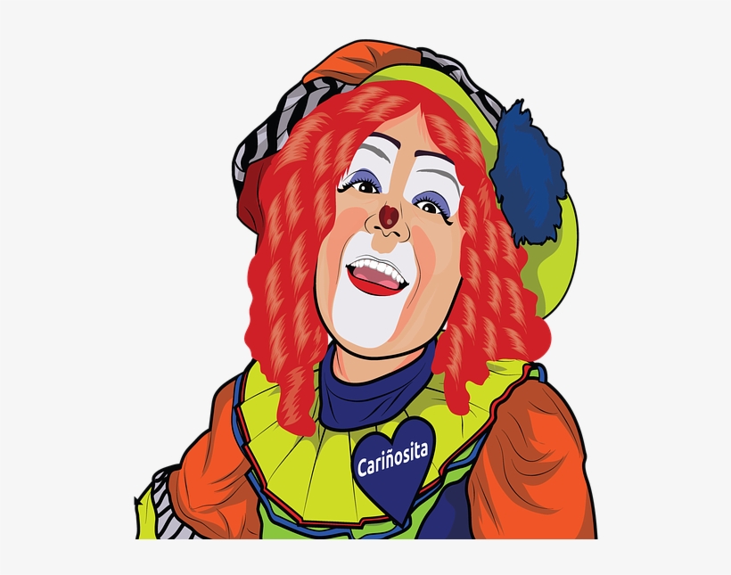 Clown, Kids, Circus, Costume, Fun, Smile, Makeup, Happy - Clown, transparent png