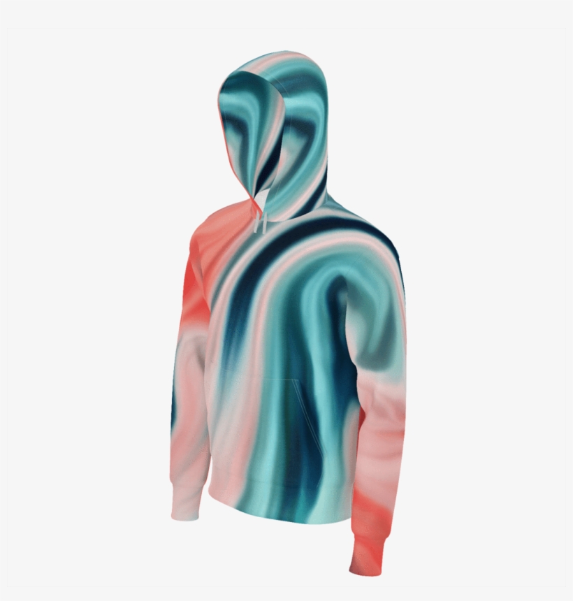 Watercolor Marble - Hoodie, transparent png