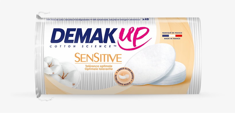 Ultra Soft For Optimal Tolerance - Demak Up Sensitive Demaquillantes Oval Discs 50uds, transparent png