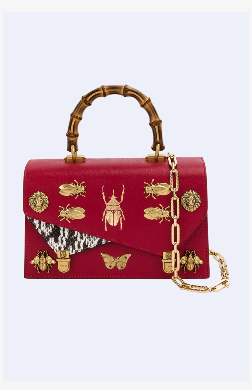 1 - Gucci - Small Ottilia Top Handle Bag - Women - Leather, transparent png