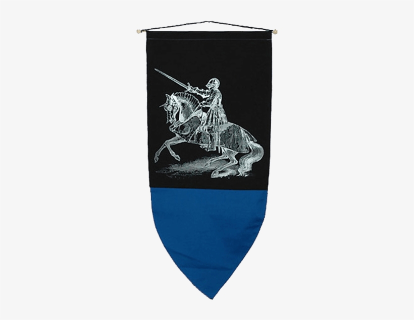 Rampant Knight Banner - Knight Banner, transparent png