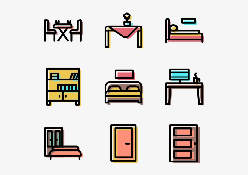 Furniture Set - Toilet Icon, transparent png